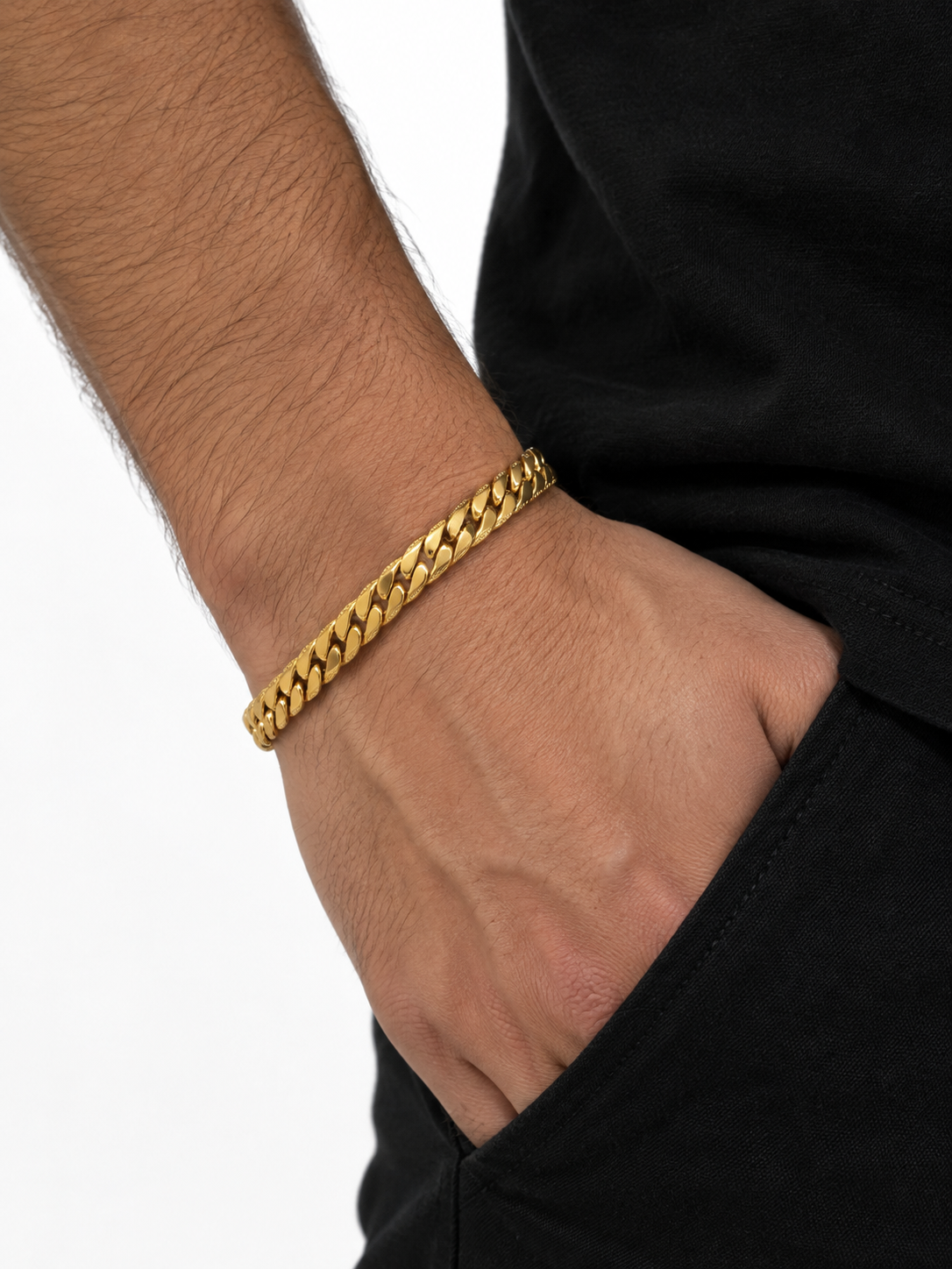 Pulsera para hombre Grabada