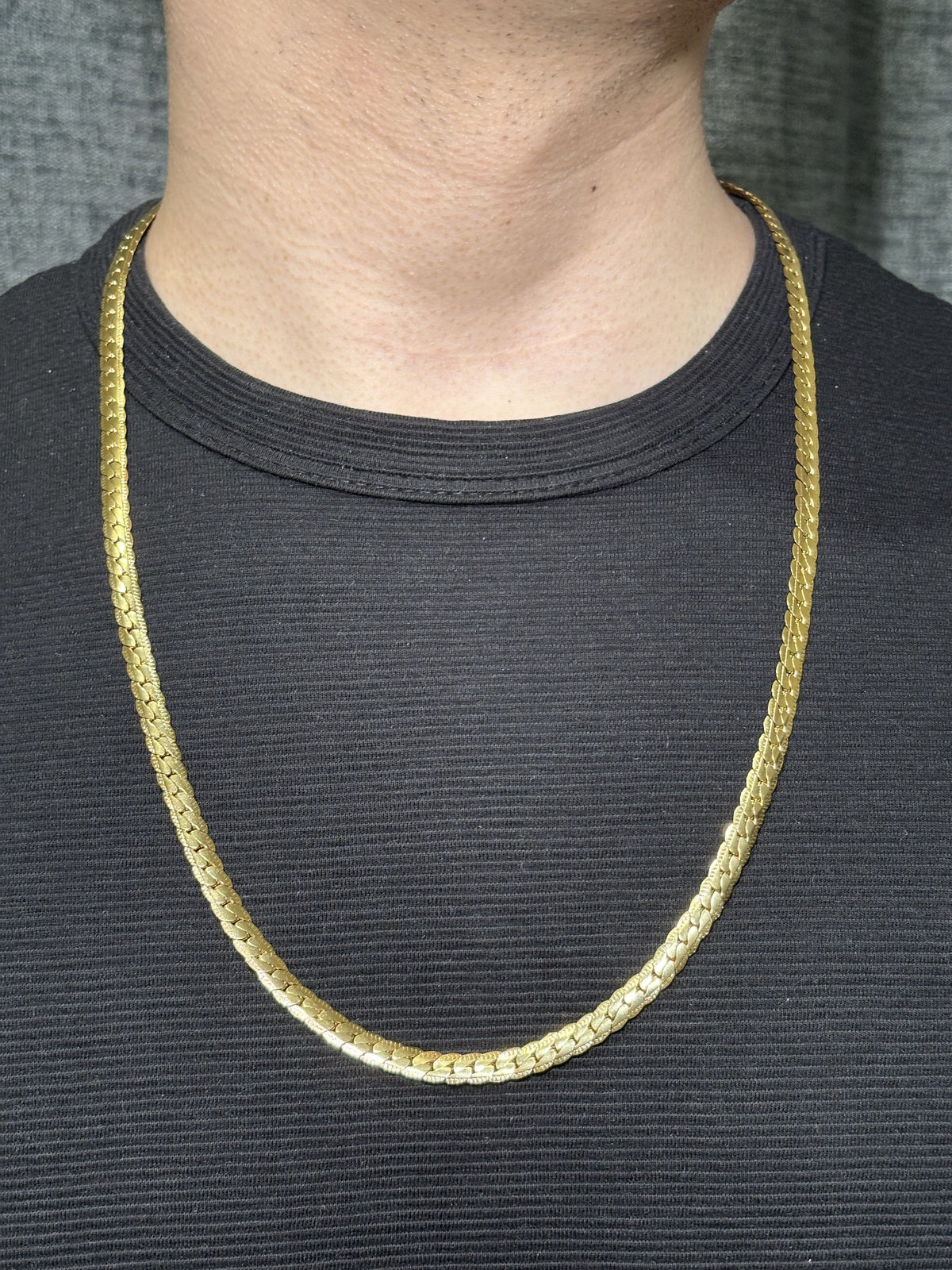 Cadena de hombre Grabada